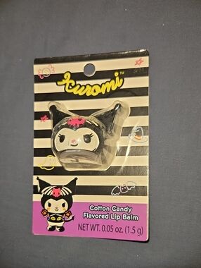 Kuromi Figural Cotton Candy Lip Balm